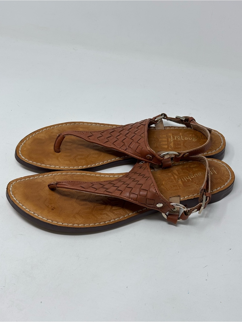 J. McLaughlin Nolita leather slingback sandals size 8 - Picture 2 of 13
